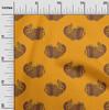 oneOone Cotton Flex Fabric Fish Block Printed Fabric 1 Yard 40 Inch Wide