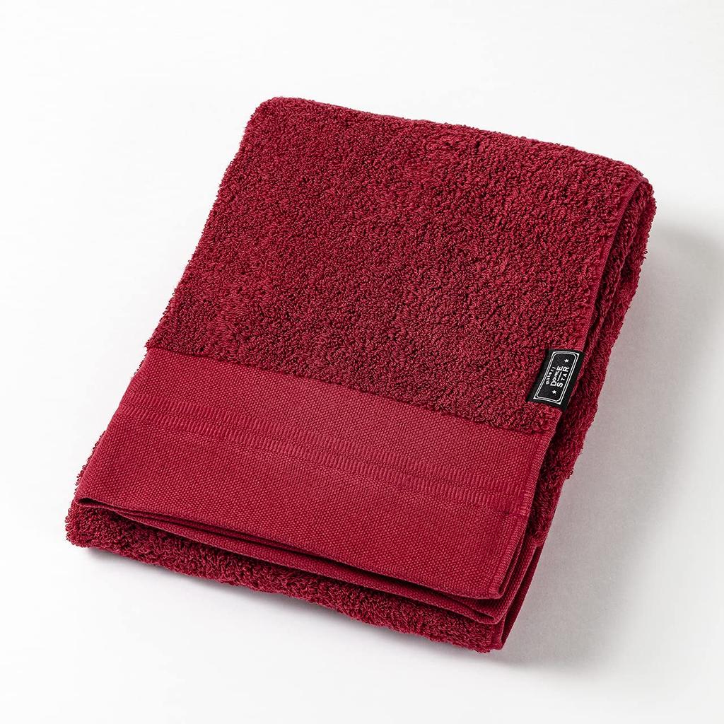 Imabari Towel Bath Towel 70 x 130cm with a soft and elastic Like Bordeaux Al the core of the yarn is chewy and the surface is Urban colors add comfort