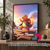 Personalized Charmander Diamond Art Custom Name 5D Diamond Painting Full Drill DIY Craft