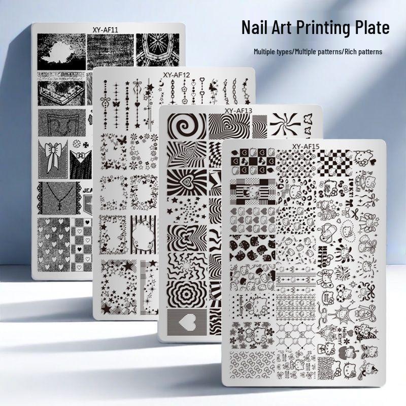 Butterfly & Cartoon Animal Nail Art Transfer Plate