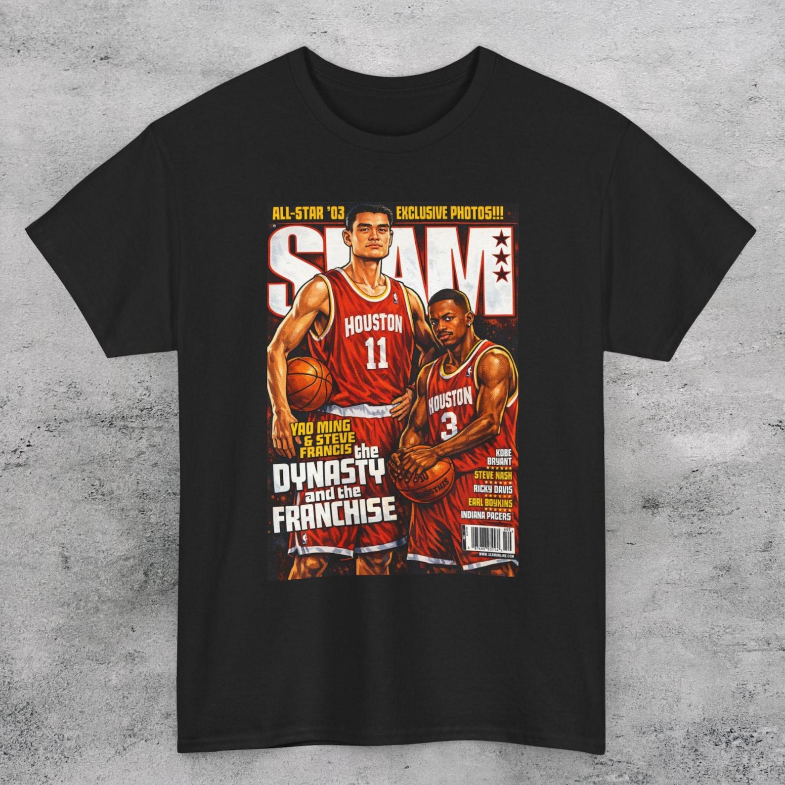 RARE SLAM Magazine Yao Ming & Steve Francis Variant Cover Unisex T Shirt 3XL