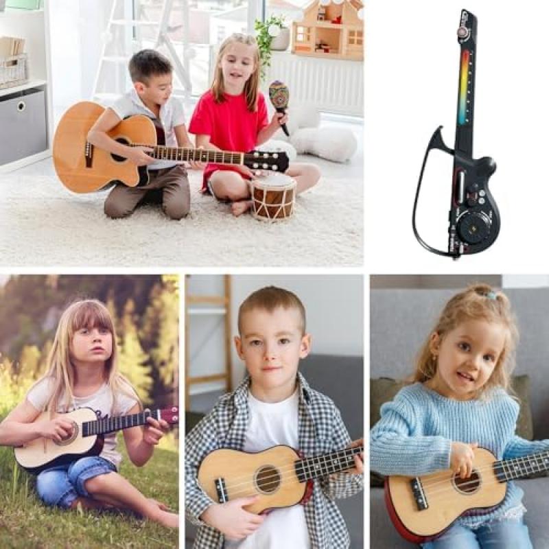 Iouyjiu Kindergitarre - Saitenloses Kabelloses Lernspielzeug, Musik Bassgitarren Spielset - Für Jugendliche Kinder