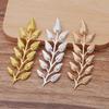 10 Adet Yaprak Takı DIY El Yapımı El Sanatı Altın Rengi Yaprak Bakır Takı Dikiş Mağazası Malzemeleri
