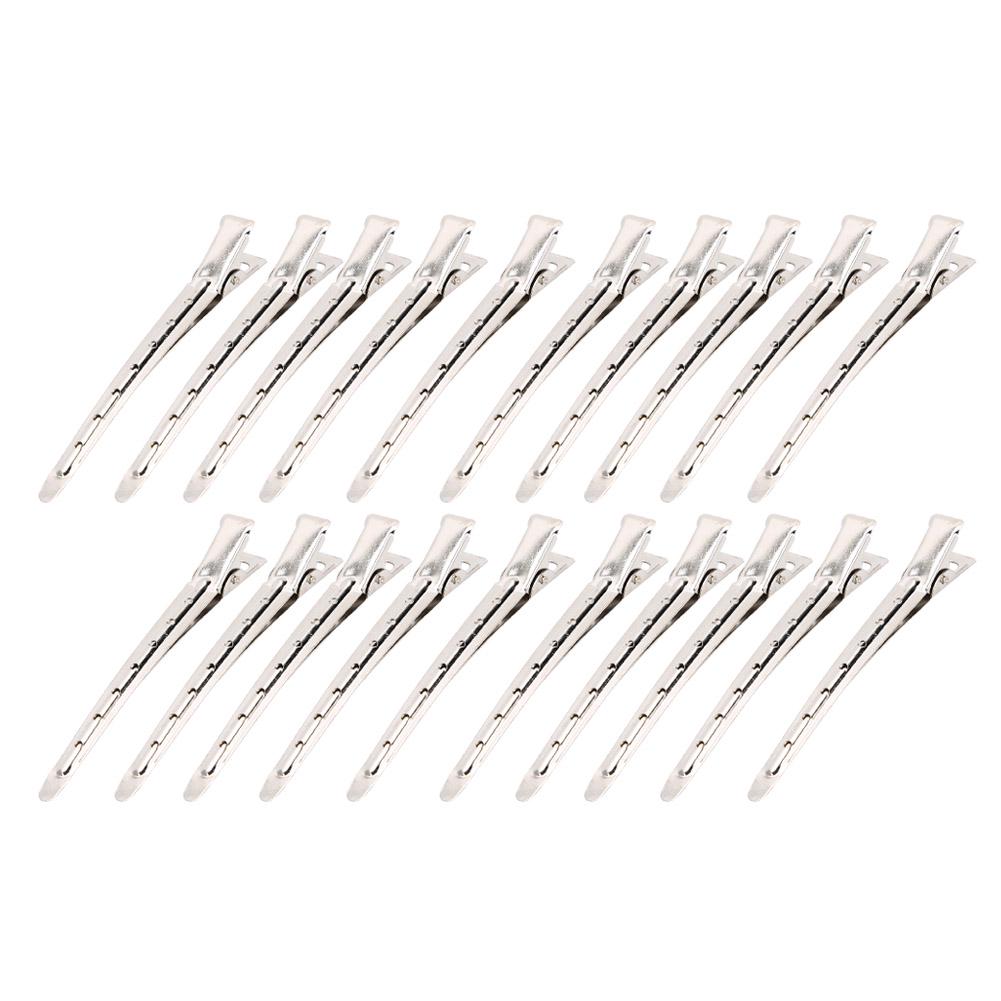 20pcs Metal Duck Bill Clip Sectioning Hair Styling Clips Hairdressing Styling Tools for Hair Salon