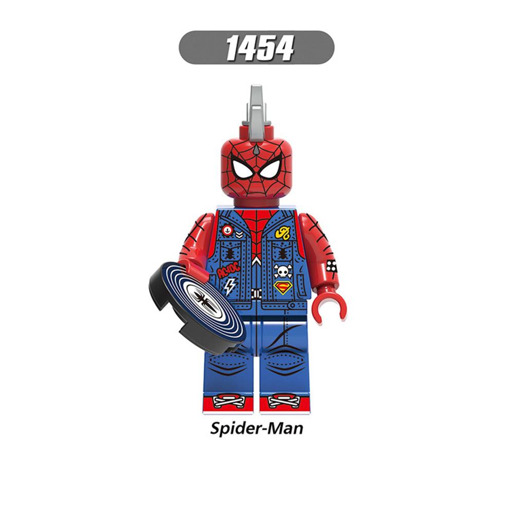 X0281 Spider Man Building Blocks Assembling Modular Minifigure Toy Educational Toys For Kids Boys