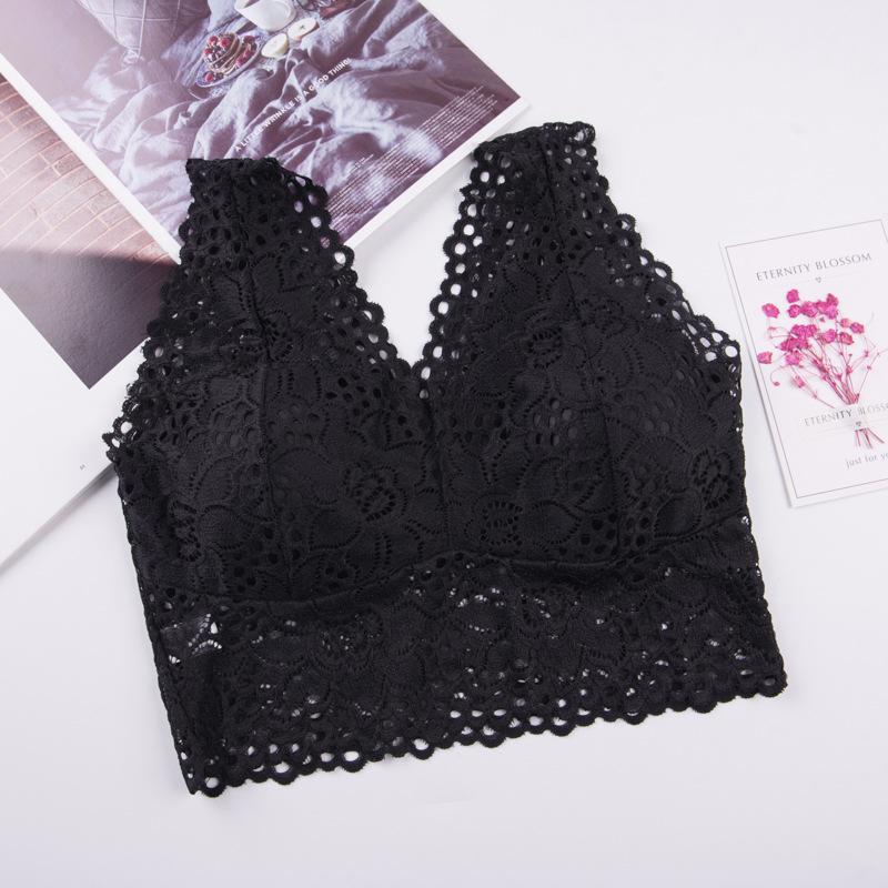 Breast wrap tube top women's summer thin lace beautiful back without steel ring underwear bra gathering sexy base sling vest
