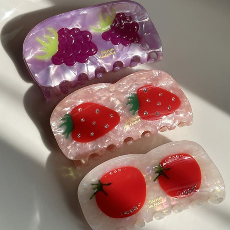 

mosxe Fruits hairi clip (3type) strawberry