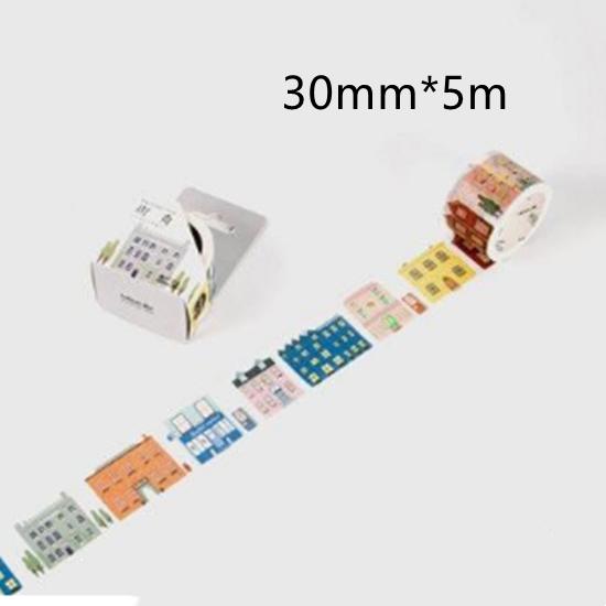 Beautiful Wash Tape Flower Plant Japanese Masking Adhesive Tape Decors Scrap Booking Sticker Label