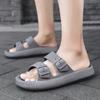 Fashion Couple Slippers Lightweight EVA Soft-soled Beach Shoes Couple Home Bathroom Slipper Outdoor Casual Flat Slippers Chanclas Hombre