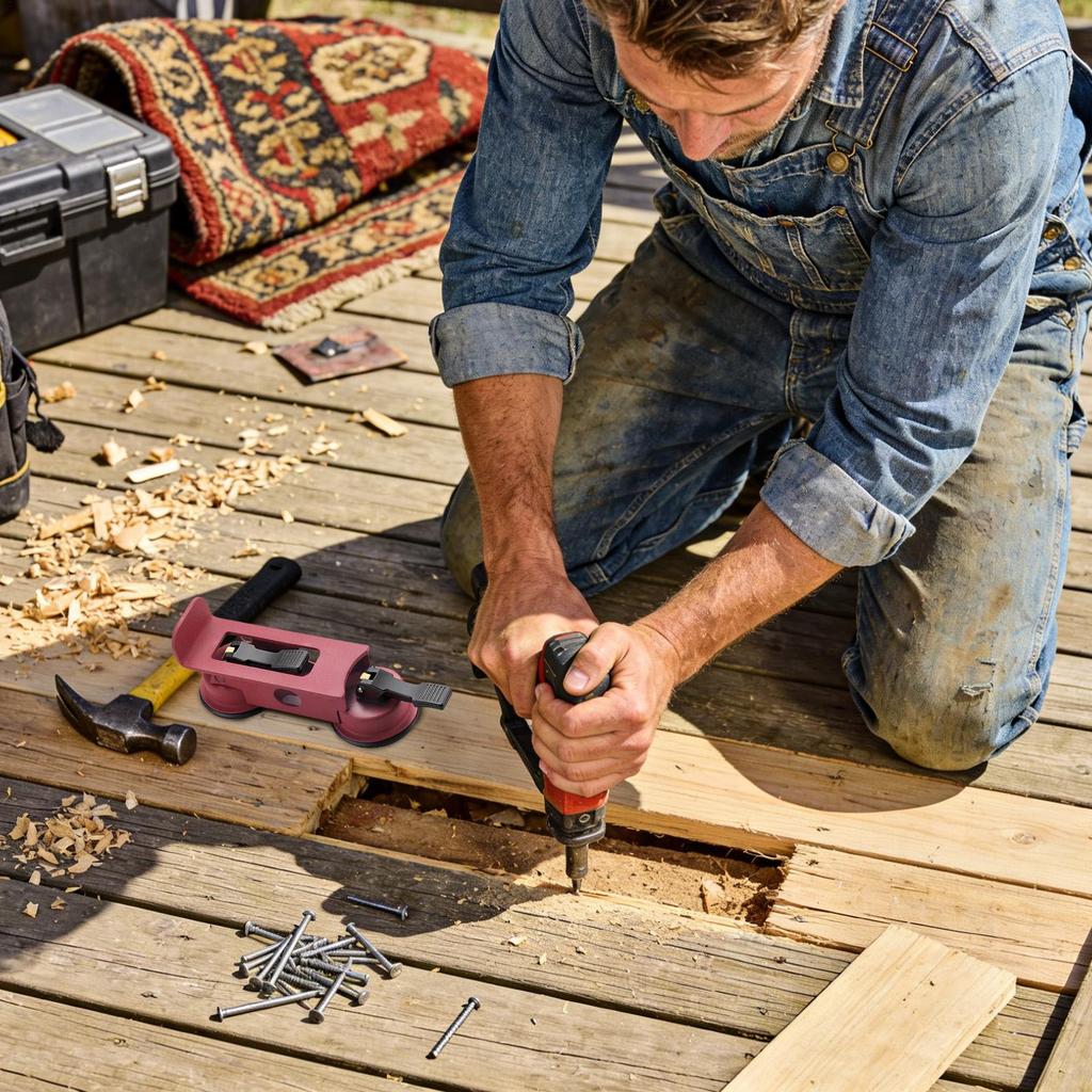 Solid Wood Floor Suction Cup Double Claw Flat Floor Gap Repair Installation Laying Suction Cup Narrow Style Sucker Repair Tools