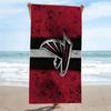 Atlanta Falcons Logo Print Beach Towel, Large Soft Quick Dry Towel for Beach Camping Swimming