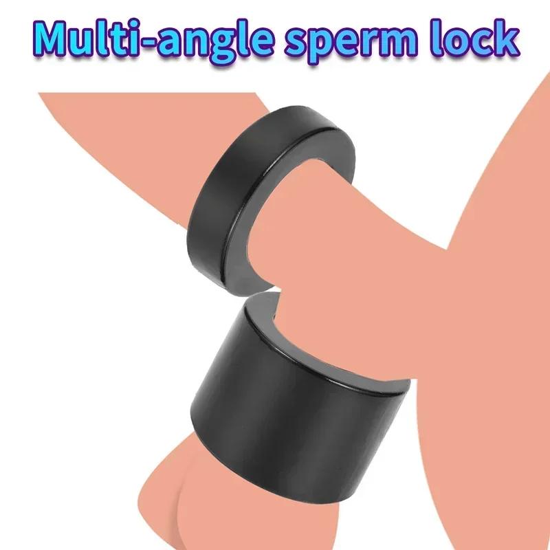 3 Size Elastic Penis Ring For Men Gay Ejaculation Erection Scrotum Bind Sex Toys Cock Ring Dick Ring Adult Sex Product