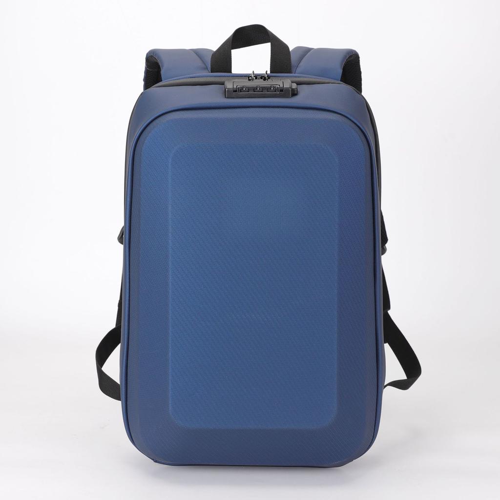 Hard-shell Business Laptop Backpack, Men's Commuting Multi-functional Water-resistant Lightweight Backpack