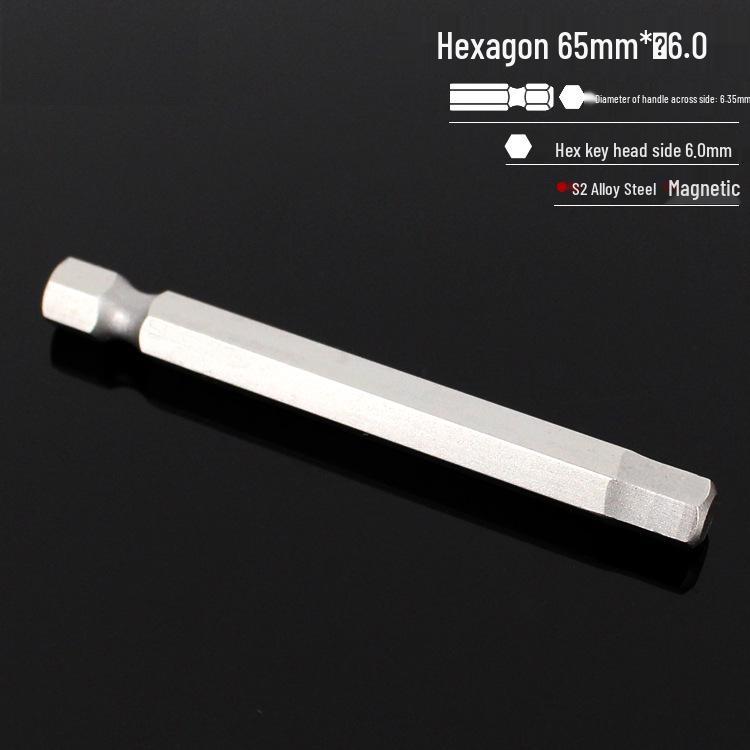 S2 Hexagon Magnetic Impact Driver Bit Set for Electric Screwdrivers