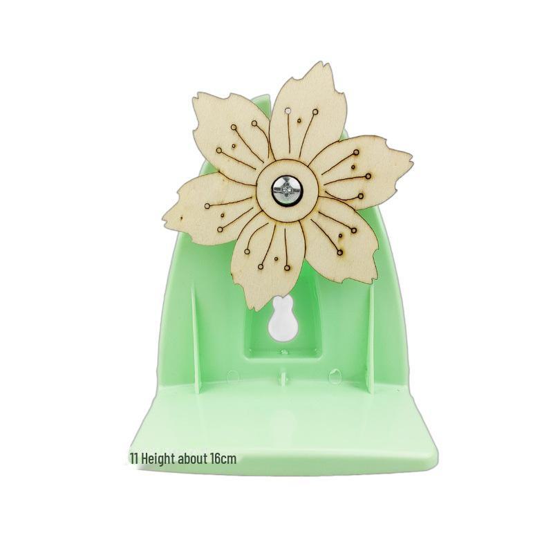 Hamster Fitness Wheel & Frisbee Toy with Stand for Small Pets