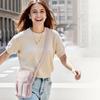 Fashion Nylon Phone Bag Lightweight Square Shoulder Bag Large Capacity Multi-pocket Travel Wallet for Women
