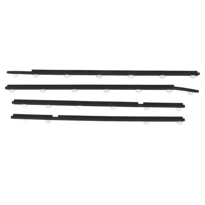 4PCS Car Door Window Seal Strip 68160 60010 Decorative Weatherstrip Replacement for Toyota Land