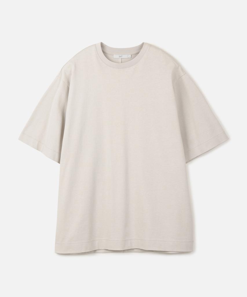 247Silijeu Modulation Seam T-Shirt Light Beige (B Type)