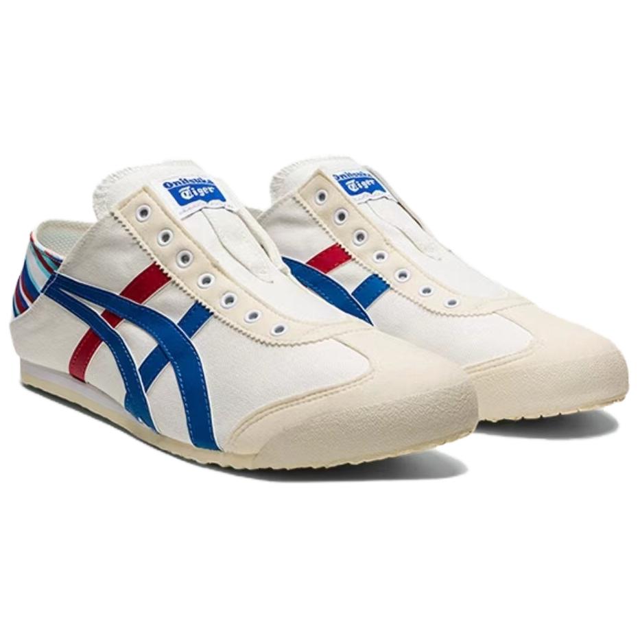 ONITSUKA TIGER Mexico 66 Paraty White Classic Blue Stripes Unisex Sneakers 1183C316-100