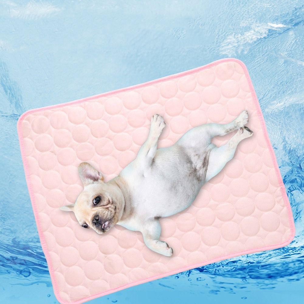 Breathable Pet Ice Pad Bite Resistant Dog Cooling Mat Dog Cooling Ice Pad for Dogs Cats