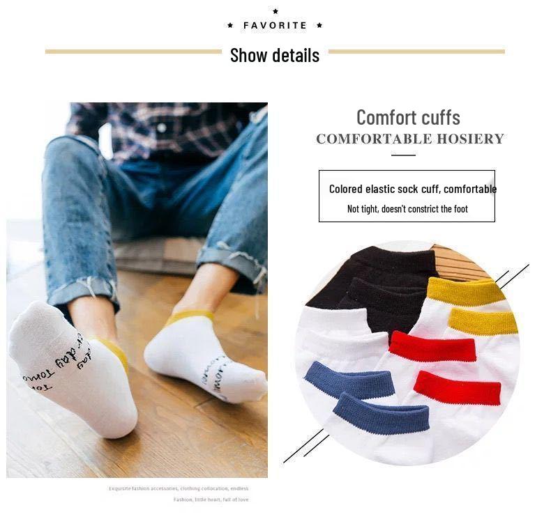 Men's Summer Thin Invisible Sock Liners - Korean Style Breathable Boat & Sports Socks