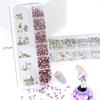 Electroplated Flat-Bottomed Nail Art Jewelry Glass Special-Shaped Rhinestone Set Nail Decoration Diy Jewelry Accessories