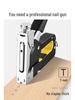 Three-in-One Handheld Woodworking Staple and Brad Nailer for Cabinets and Sofas