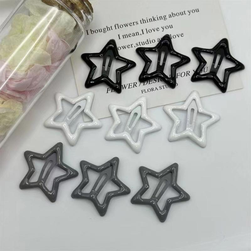 Star Hairclip Women Girl Haipin Hair Decoration Household Accessory for Adults Women Girl Hair Fixing Accessory