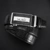 Classic Men'S Crocodile Belt Business Automatic Buckle Medium And Green Men'S High-End Cowhide Belt