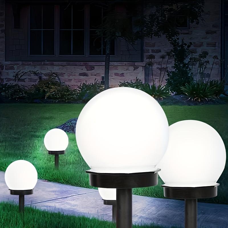Solar Powered Ball Lawn Light Landscape Spotlight, Outdoor Spherical Courtyard Light, Suitable for Garden, Lawn, Path, and Corridor Decoration