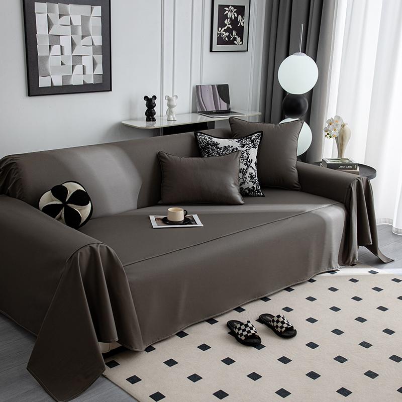 Водонепроницаемый чехол для дивана из искусственной кожи чехлы для шезлонга защита для кресла чехол для дивана для гостиной 180x130cm коричневый 4580₽