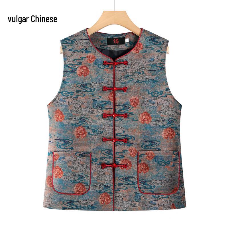 

Праздничный жилет в стиле тан для пожилых женщин XL