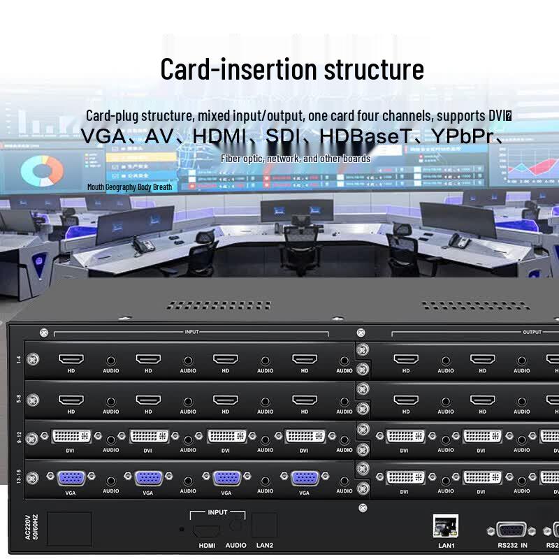 HuiDu HBK-P08 Touch Screen Video Matrix Switcher (CN Version)