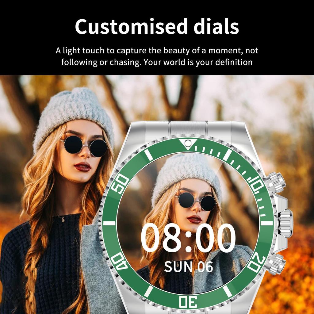 AW12 Stainless Steel Sport Smartwatch with Calling Feature