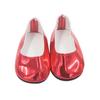 PU Leather Glossy Shiny Shoes Doll Shoes Reborn Doll Shoes PU Leather Doll Shoes  Kids Gifts