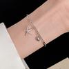 Copper Zircon Metal Shell Starfish Bracelet Sea Series Beach Hand Chain  Girls
