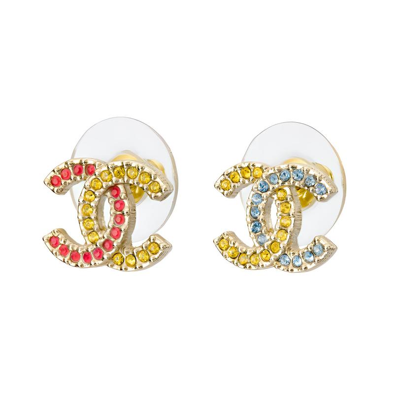 CHANEL Fashion Classic Versatile Earrings Women's Style