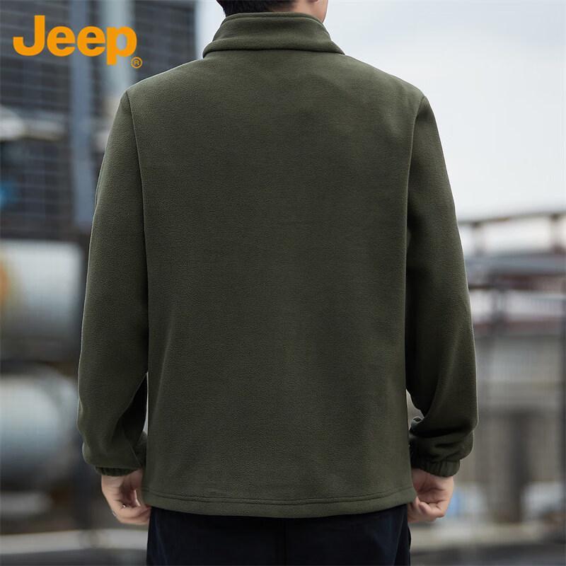 JEEP Men's Autumn/Winter Fleece-Lined Jacket