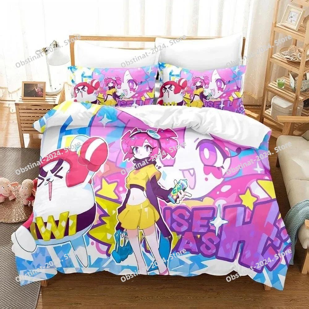 Anime Duvet Cover Pillowcase Music Game M-Muse Dash Bedding Set Adult Boy Girl bedroom decoration Single Double Large Size Gift