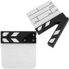 Mini Acrylic Director Scene Clapperboard TV Movie Action Board Film Cut Prop with Pen