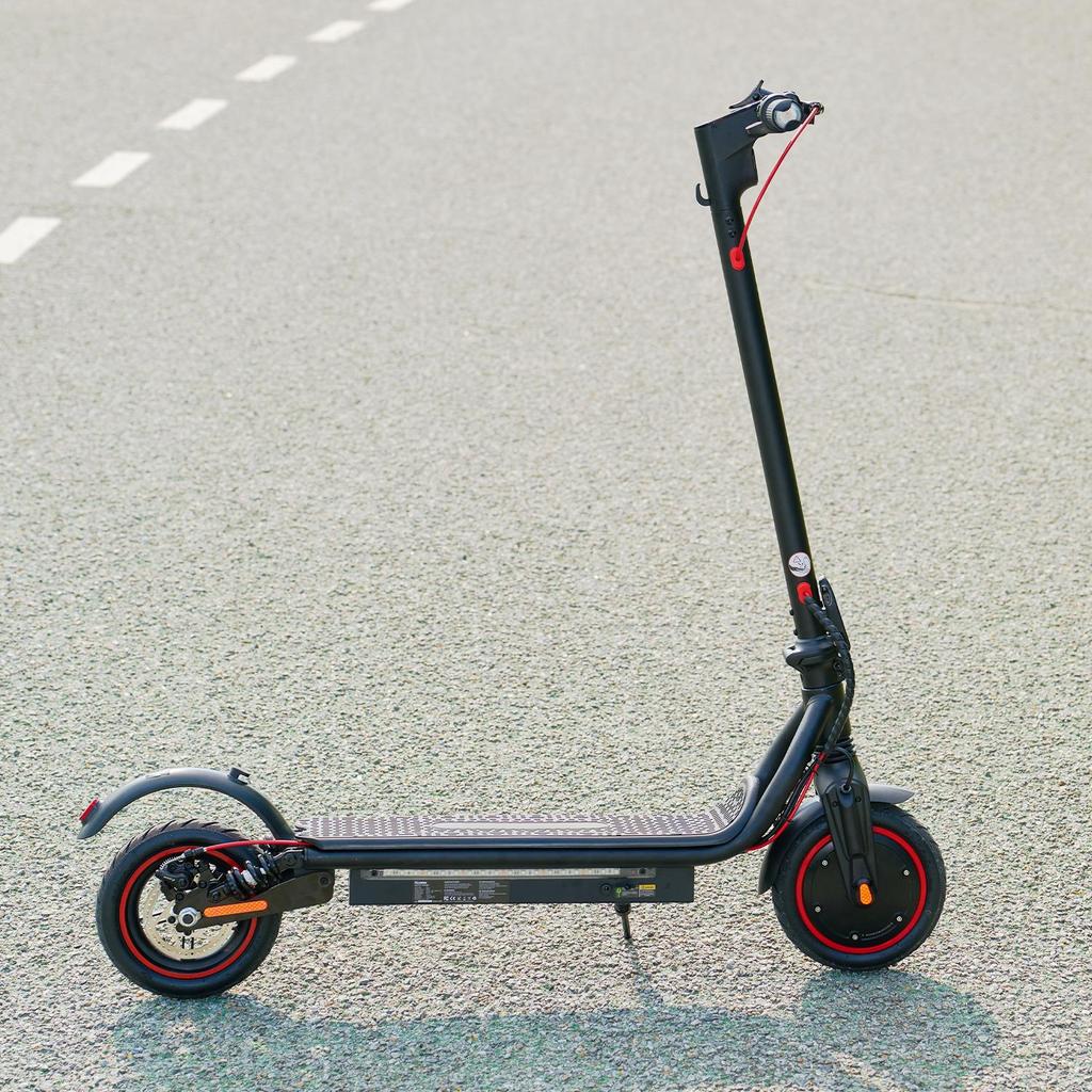 W7 Electric Scooter 650W 10.5Ah 8.5'' Pneumatic Tires Rear Disc Brake 25KM/H Max Speed 27-37KM Range Adult Electric Scooters