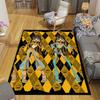 Cleo De Nile Flannel Printed Carpet, Home Sofa Decoration for Living Room & Bedroom, Non‑Slip Play Flannel Floor Mat for Game Room