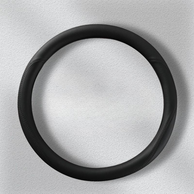 For Cars Universal Leather Steering Wheel Cover Four Seasons Luxurious Popular Style Interior Modification Steering Wheel Cover