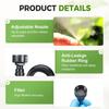 Garden Irrigation System Adjustable Spray Nozzle 360° Curved Garden Automatic Irrigation System for Garden Patio