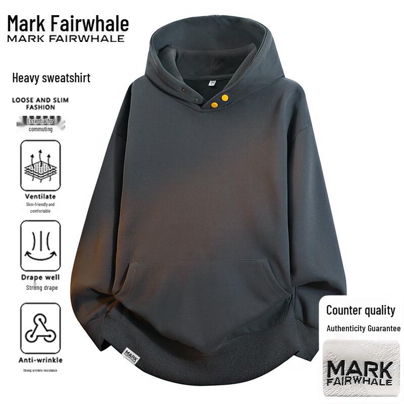 Mark Fairwhale Herren Casual Pullover Kapuzen-Sweatshirt