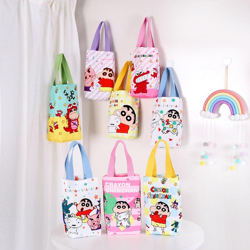 Crayon Chan Shin Canvas Handbag With Waterproof Material For Commuting School