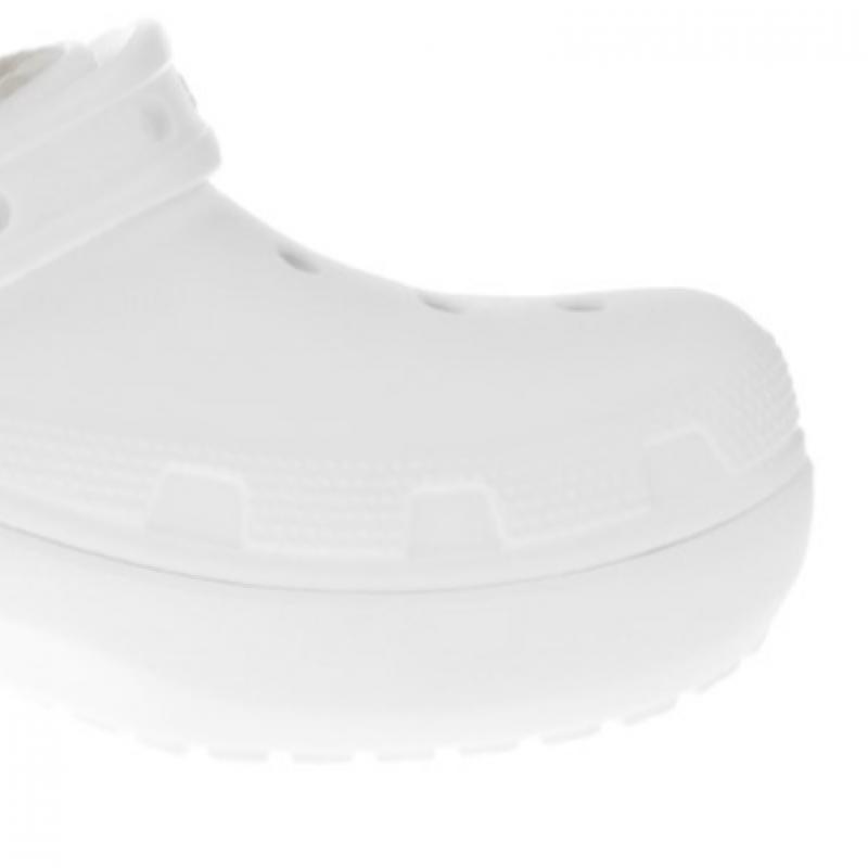 Crocs Classic Platform Lined Clogs Tulle 207938 100 White