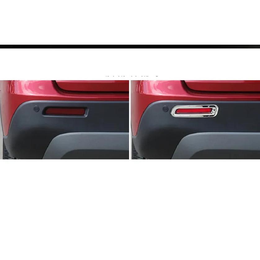 For Suzuki Vitara (2015-2022) ABS Chrome Front & Rear Fog Light Garnish Cover Trim - Car Accessories