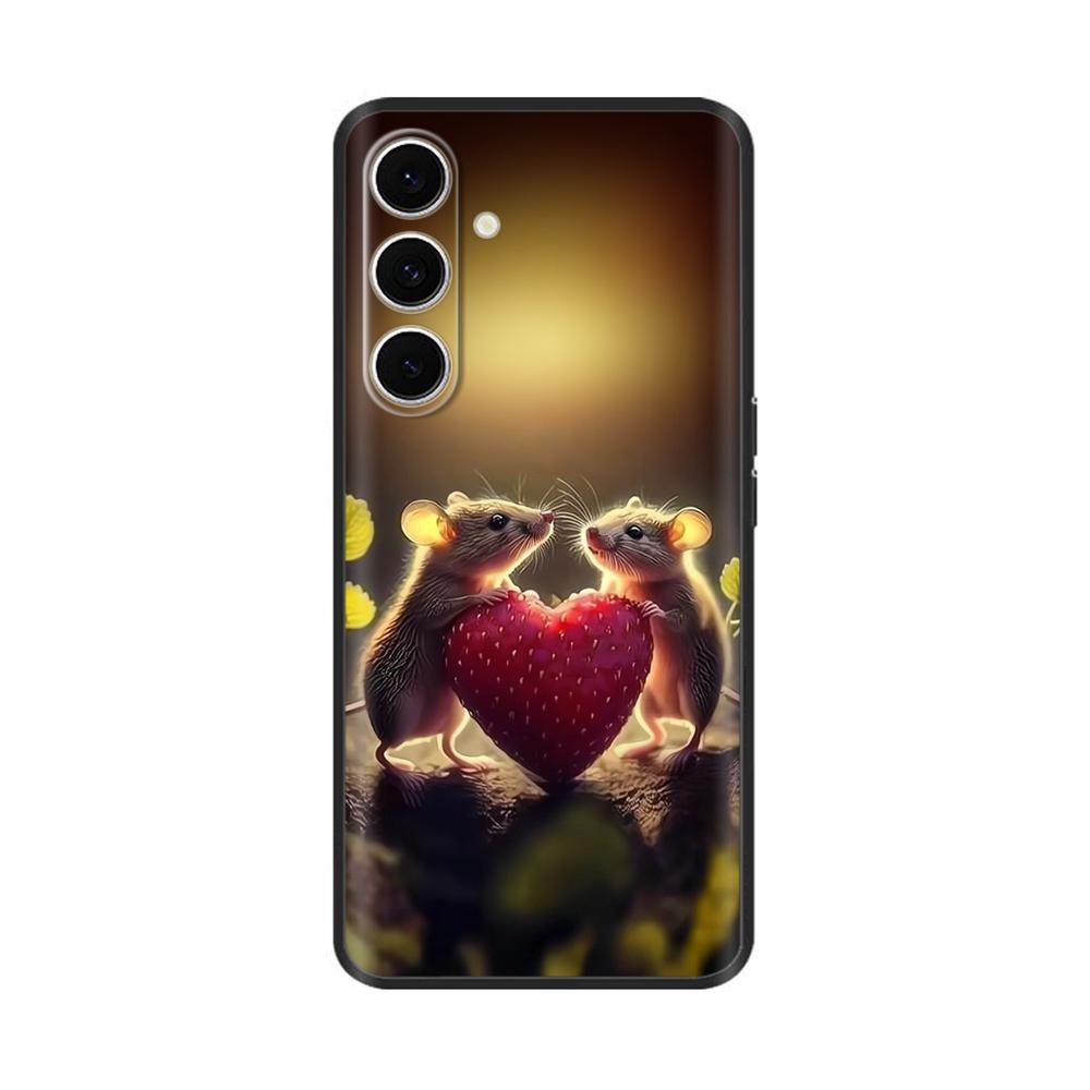 For Samsung Galaxy S24 FE Case Soft Black Silicone TPU Coque for Galaxy S24 Plus S24+ S24FE 5G Phone Cover Capa S 24 FE Shell