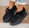 Fashion Winter Thick Fur Shoes Women Fringe Clogs Platform Tassel New SNOW Shoes Fur Shearling Snow Boots Retro Women's Shoes Platform